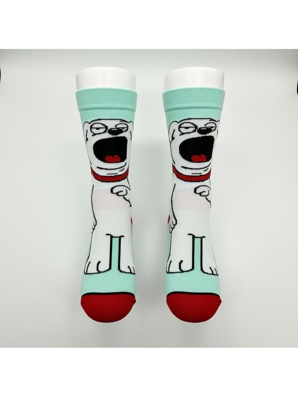 Family Guy Cartoon Brian The Dog Crew Socks
